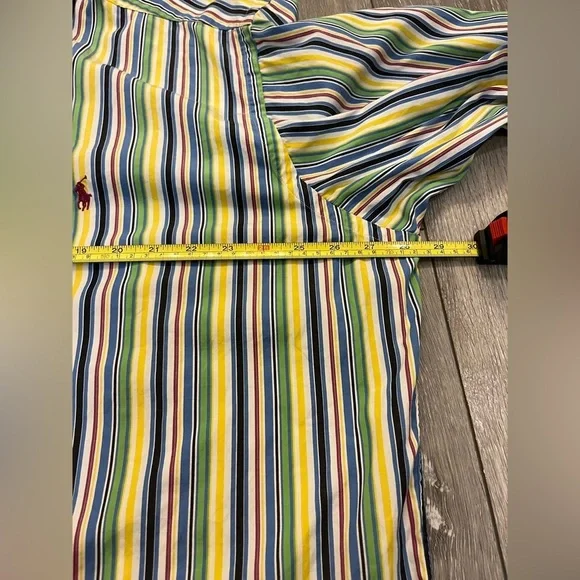 Vintage Ralph Lauren Stripe Classic fit Dress Shirt 100% Cotton XL - Picture 6 of 7